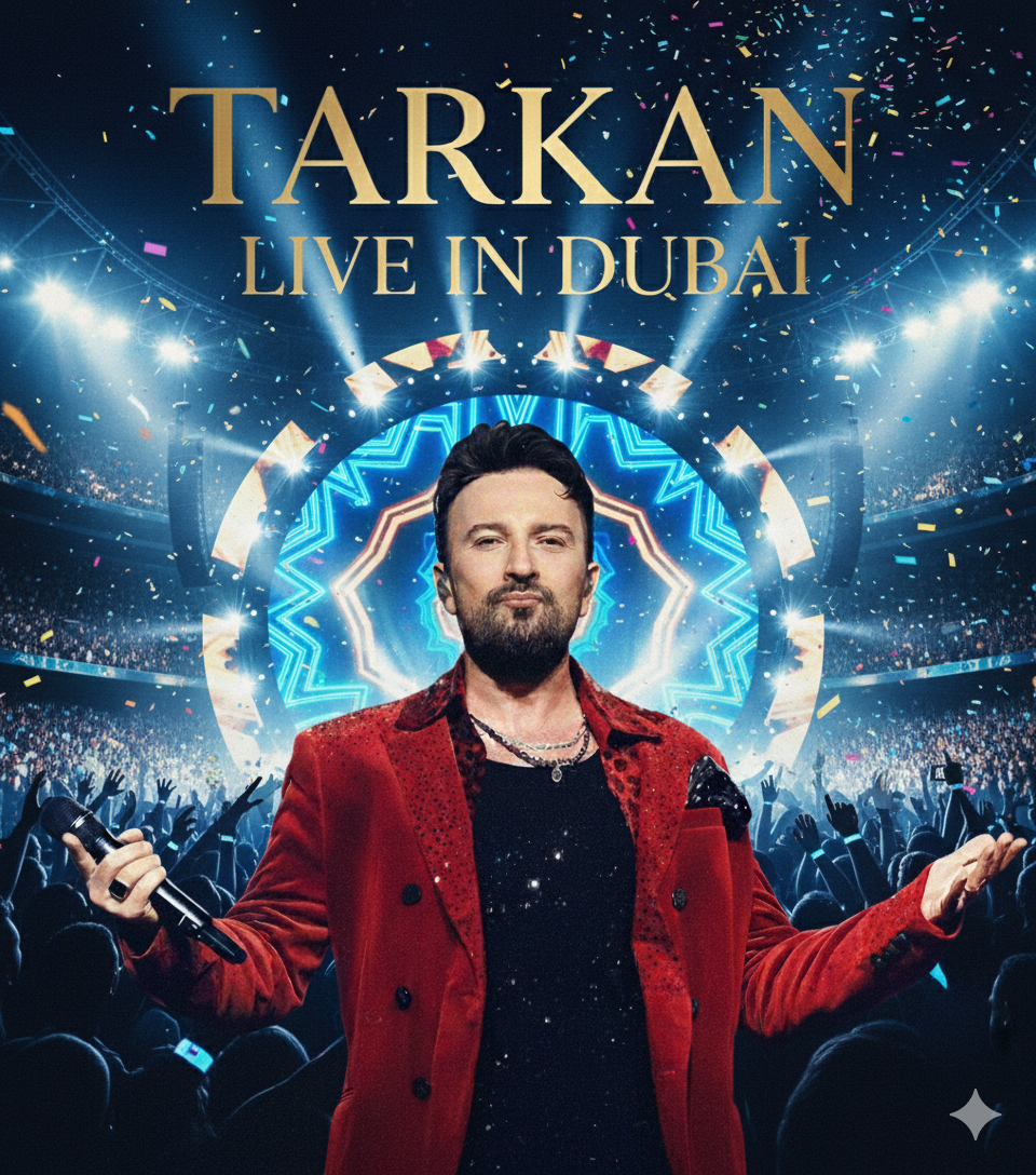 Tarkan Konseri Özel Dubai Turu - Golden Circle ( Sahne Önü ) Bilet Pegasus ile 3 gece