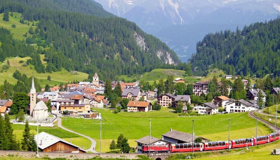 Bernina Express ile  Bir Avrupa Masalı Turu