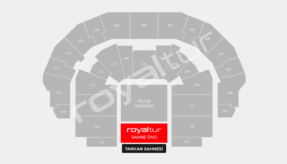 Tarkan Konseri Özel Dubai Turu - Golden Circle ( Sahne Önü )  Bilet Ajet ile 3 gece